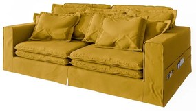 Canapea galbenă 236 cm Nora – Ropez