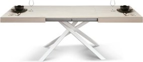 Masă Tifany BLAT OLMO PERLA - NEGRU - 160 CM / 90 CM / H 77