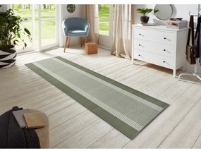 Covor tip traversă verde 80x200 cm Band – Hanse Home