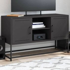 vidaXL Dulap TV, negru, 68,5x39x60,5 cm, oțel