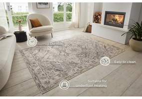 Covor grej 240x340 cm Terrain Designer Sand – Hanse Home