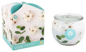 Lumânare parfumată Arome Fresh Cotton în sticlă, 90 g