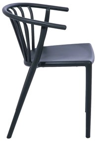 Scaun de grădină gri închis Capri - Bonami Essentials