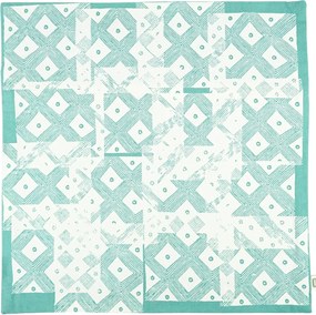 Fata de perna TRIBAL 45x45 cm, albastru