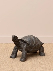Țestoasă decorativa mica din lemn de tec, "Turtle"