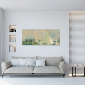 Tablou - Auguste Renoir, Regatta at Argenteuil, reproducere (120x50 cm)