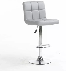 RESIGILAT-Scaun bar SIB 808, piele ecologica, Alb,
