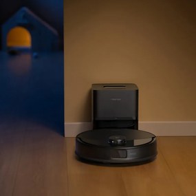 Aspirator robot Roborock Q10 PF+, 10000 Pa, 150 min, 0,35 L, Wi-Fi, Uscat/umed, Ridicare automata a mopului, LiDAR 360°, Cartografiere 3D, Control vocal, Negru