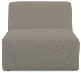 Modul pentru canapea maro deschis cu tapițerie din stofă bouclé (de mijloc) Roxy – Scandic