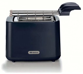 Prajitor de paine Ariete BREAKFAST 0157/03, 760W, 2 felii, Buton stop, 7 trepte, Tava dpentru firimituri detasabila, Negru