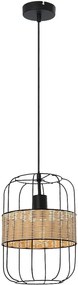 Rabalux Indiana lampă suspendată 1x40 W negru 5283