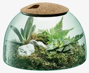 Decorațiune din sticlă, Canopy, înălțime 16,5 cm, transparentă/ plută - LSA International