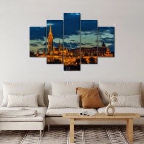 Tablou cu construcție iluminată (150x105 cm)