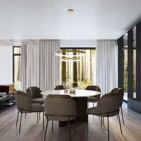 Lustră LED pe cablu RIO LED/80W/230V CRI90 3000K auriu Thoro TH.214