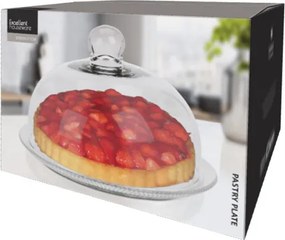 Tavă din sticlă pentru tort cu capac, Ø 30 x 17 cm