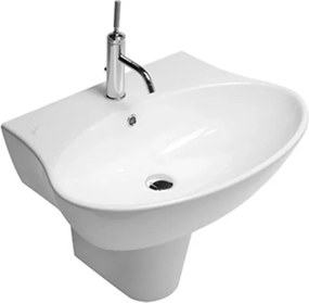 Lavoar suspendat Hatria Nido alb 68 cm