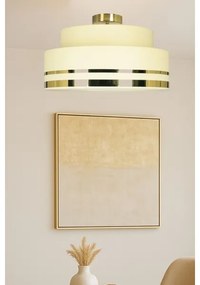 Plafonieră TAMI 1xE27/60W/230V bej/auriu