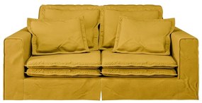 Canapea galbenă 196 cm Nora – Ropez