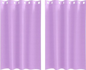 vidaXL Perdele Opaque cu Inel 2 pcs Violet 175 x 140 cm Poliester