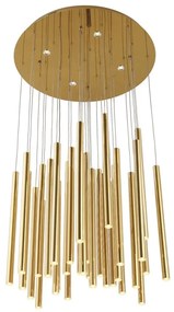 Lustra LED dimabila design Premium Class Quality 62cm ORGANIC FAT GOLD P0242 MX