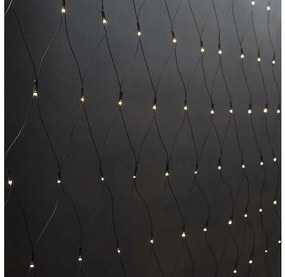 Nedis CLLN320 - LED perdea Crăciun 320 LED, 7 funcții, 6m, IP44, alb cald