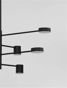 Lustra moderna dimabila cu 8 spoturi LED NORDIK