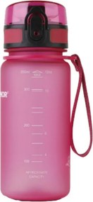 Sticla cu filtru pentru apa Aquaphor City 160024, 350 ml, Tritan, Carbune activ, Aqualen, Capac cu inchidere, Roz