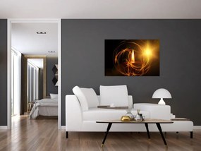 Tablou cu lumânare (90x60 cm)