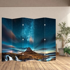 Paravan - Calea lactee alabastră (210x170 cm)