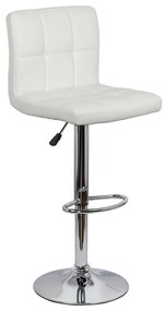 Scaune de bar modern rotativ ABS 191 alb
