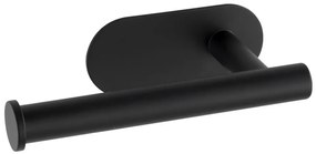 WENKO 24287100 - Suport pentru hârtie igienică TURBO-LOC OREA BLACK, inox/negru, 16 x 7 cm