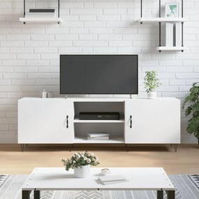 829092 vidaXL Comodă TV, alb, 150x30x50 cm, lemn compozit