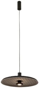 Lustra LED design modern decorativ ACOUSTIC gri, negru ZB-25176