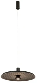 Lustra LED design modern decorativ ACOUSTIC gri, negru ZB-25176