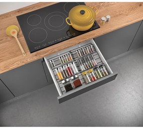 Organizator pentru mirodenii din oțel inoxidabil Lava – Metaltex