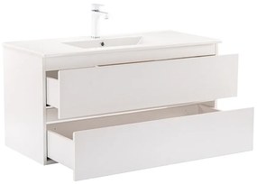 Dulap inferior Vario Forte 100 cu lavoar alb-alb