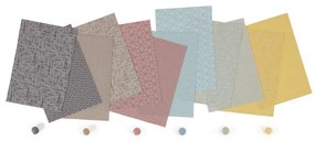 Suport pentru farfurie Tiseco Home Studio Chevron, 45 x 30 cm, albastru