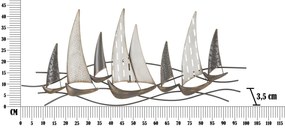 Mauro Ferretti Panou Fier Regata cm 100X3X44 | Aosom Romania