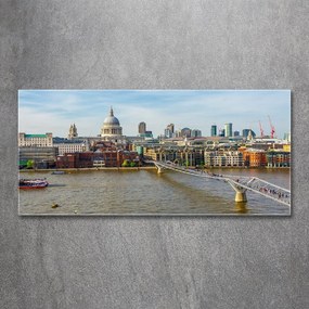 Pictura pe sticlă acrilică Thames londra