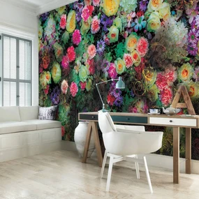 Fototapet - Flori colorate (152,5x104 cm), în 8 de alte dimensiuni noi