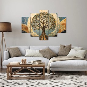 Tablou – Arborele vieții și spirale (150x105 cm)