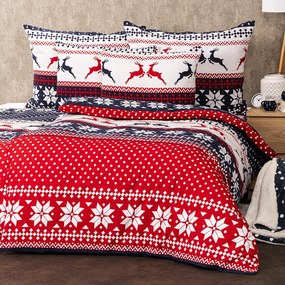 Lenjerie de pat din bumbac 4Home Blue nordic, 220 x 200 cm, 2 buc. 70 x 90 cm