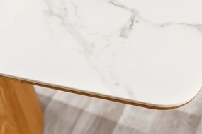 Masa sufragerie, Ceramica Alba, Furnir Stejar, UNIQUE 200cm A-45142 VC
