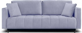 Canapea extensibila Aldo 3L, stofa catifelata mov lila - Monolith 62,