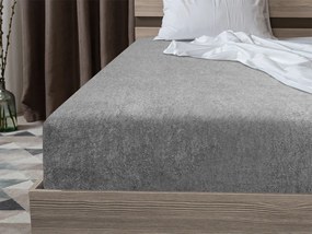 Cearsaf Frotir EXCLUSIVE 90x200 cm gri deschis