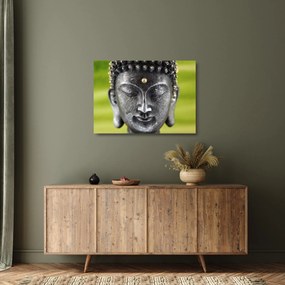 Tablou pe sticlă - Statuia lui Buddha II. (70x50 cm)