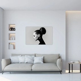 Tablou - Profilui femeii frumoase (90x60 cm)
