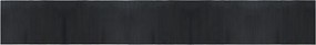vidaXL Covor dreptunghiular, negru, 70x500 cm, bambus