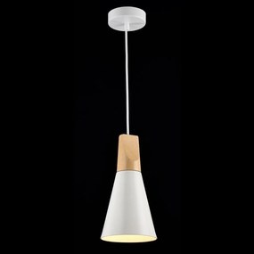 Pendul design modern Bicones alb diam. 14cm MYP359-PL-140-W