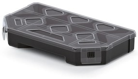 Organizator 24,3 x 14,2 x 4 cm, separatoare, negru